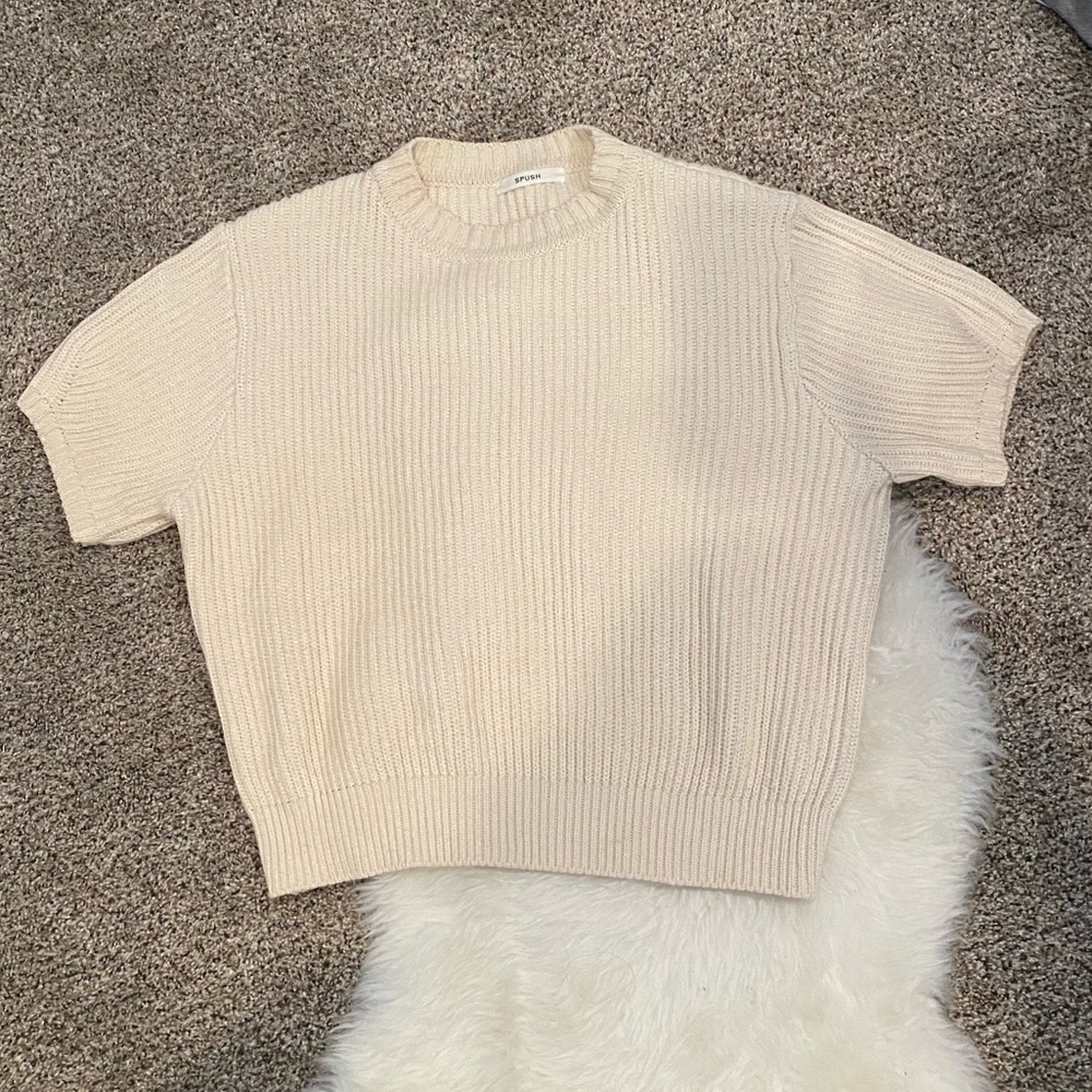 short sleeve sweater